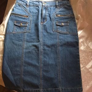 Jean skirt
